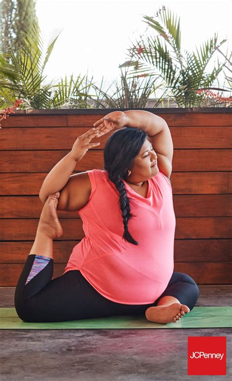 Plus Size Clothing - JCPenney | Curvy yoga, Basic yoga poses, Plus size