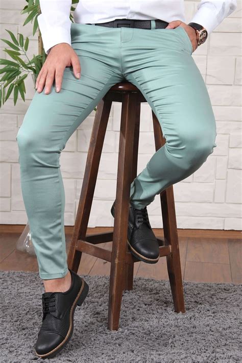 Men's Classic Suit Pants Slimfit Lycra Stretchy Fa... – Grandado