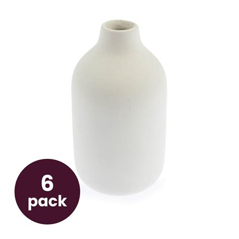 Ceramic Milk Bottle 6 Pack Bundle | Hobbycraft
