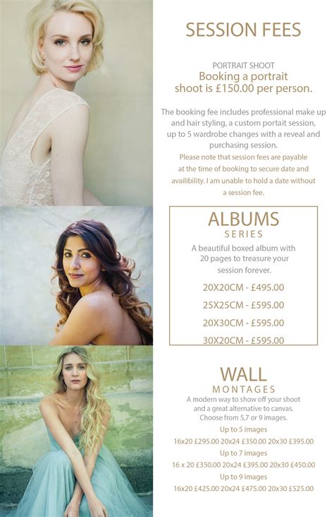 Portrait Pricing - Red Poppy Photography