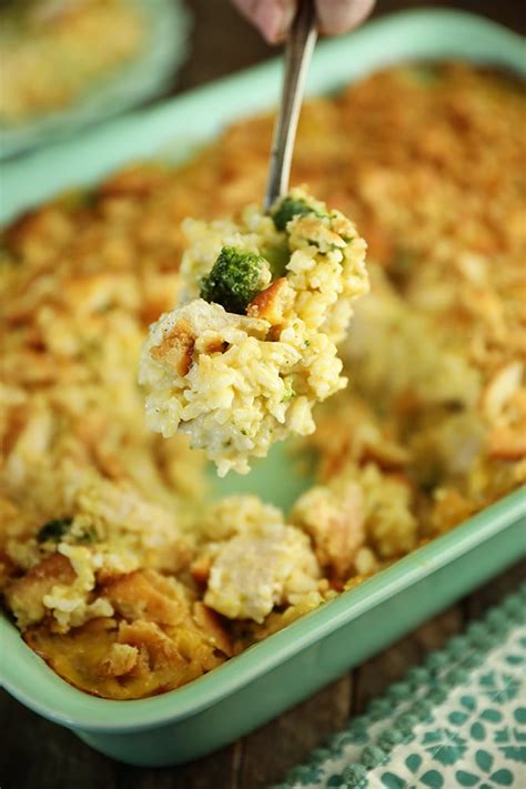 Broccoli Cheese Chicken Casserole - Southern Bite