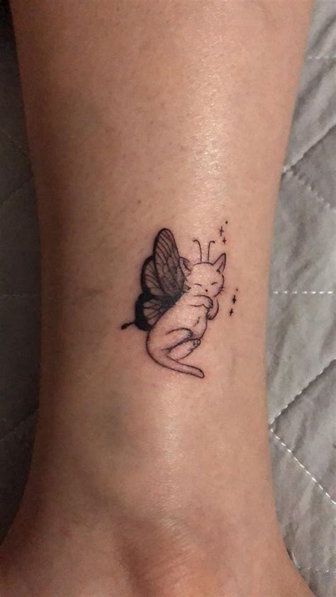 Fairy cat tattoo done by Silver at Journey Tattoo in Houston, Texas ...