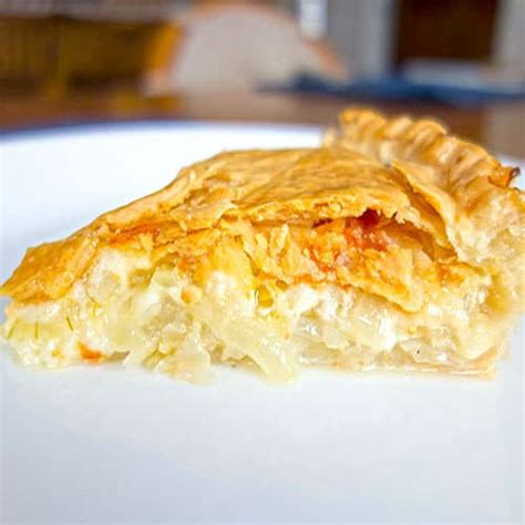 Cheese and Onion Pie - The Pudge Factor