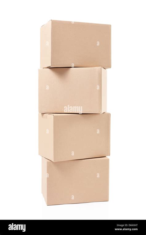 pile boxes  res stock photography  images alamy
