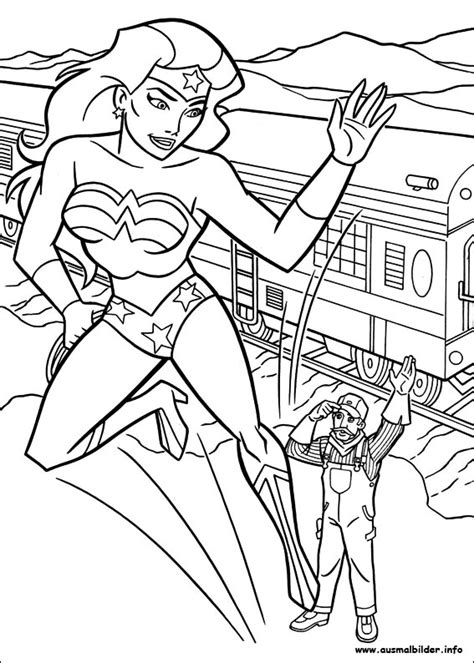 Wonder Woman malvorlagen