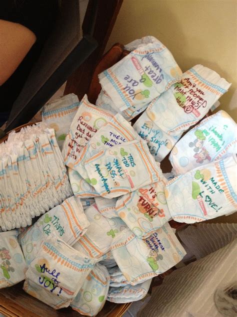 Diapers with Silly Messages for Late Night Changes