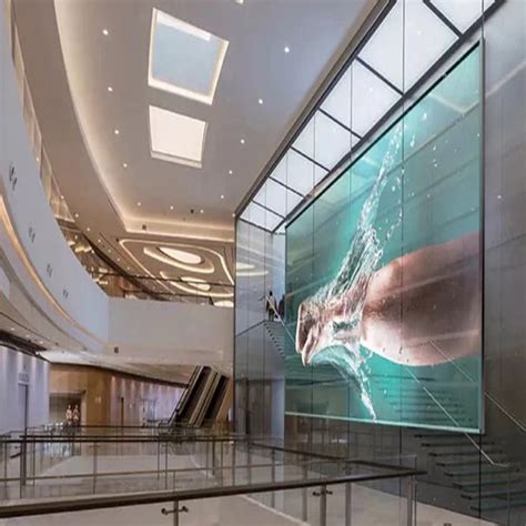 Full Color Indoor LED Transparent Flexible Display Screen - Transparent ...