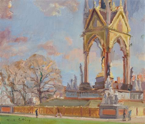 Nick Botting, Winter Sun, The Albert Memorial | Portland Gallery