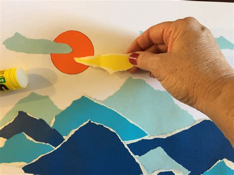 Torn paper art inspired by ted harrison – Artofit