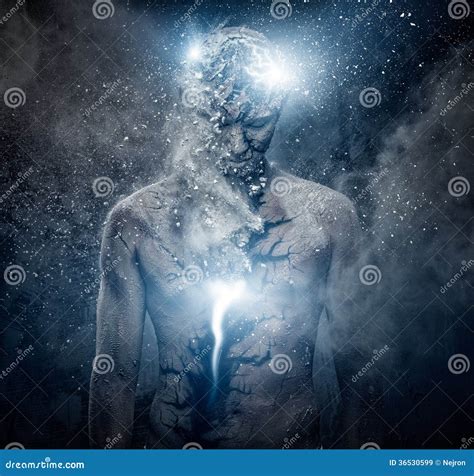 Man With Spiritual Body Art Royalty Free Stock Images - Image: 36530599