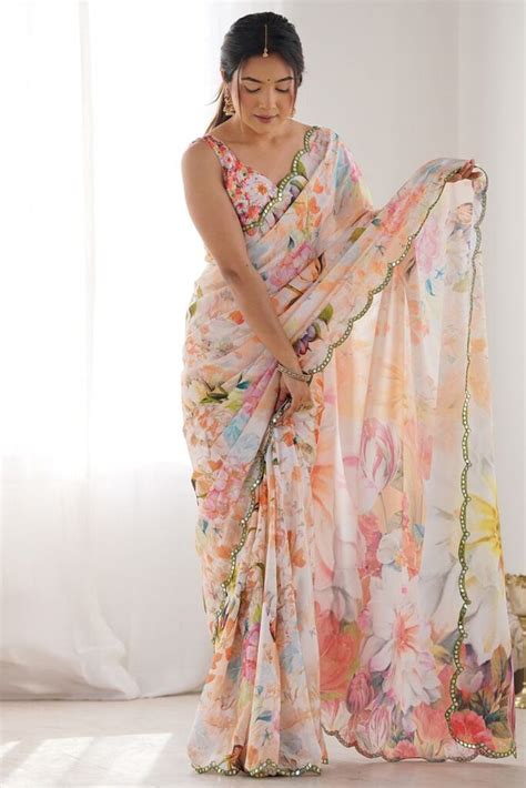 top  chiffon saree blouse designs   stunning