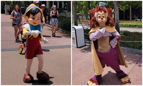We ran into MORE Rare Disney Characters in EPCOT | Chip and Company