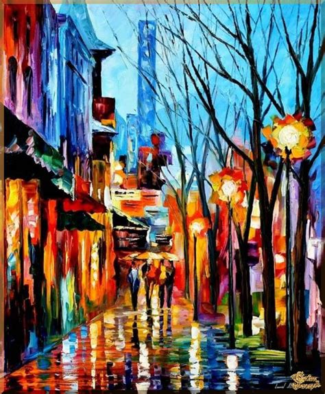 Landscape modern - 553 Пейзаж модерн, картины, подарки Oil Painting ...