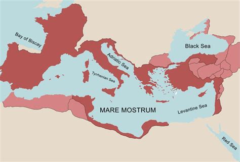 Map of The Roman Republic after Julius Caesar’s... - Maps on the Web