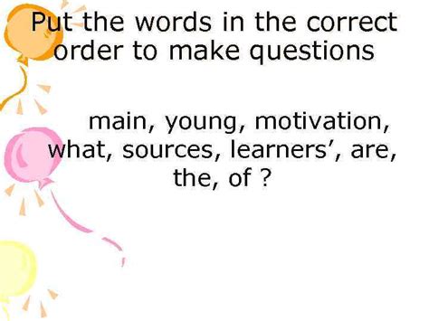 teaching young learners successfully put  words