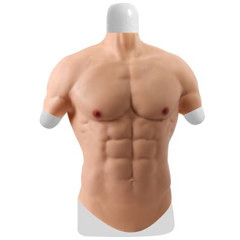 tropesis Muscle Suit Fake Muscle Costume Muscle Chest Realistic Male