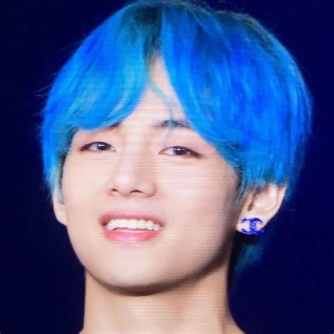 bts blue hair love   life taehyung bangtan