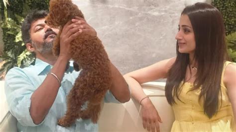 trisha shares  update  viral picture  thalapathy vijay