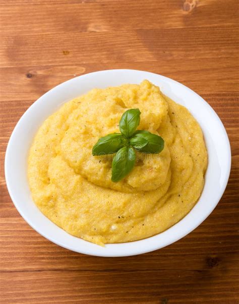 Traditional Homemade Polenta Stock Photo - Image of lunch, vegetarian ...