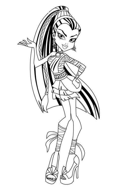 Раскраски Монстр Хай (Monster High). Скачать. Распечатать