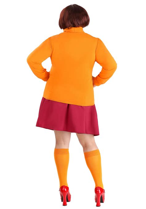 scooby doo velma costume plus size