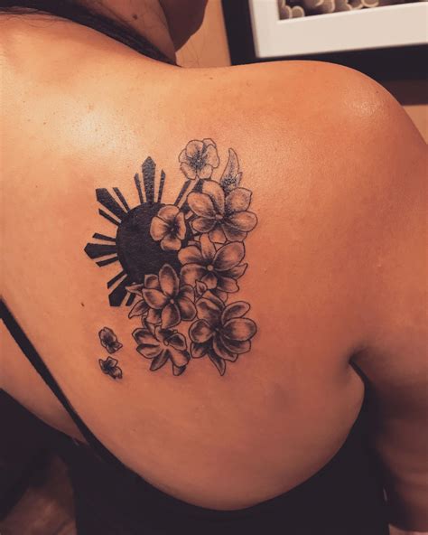 3 Star Map Of Philippine Tattoo - Map