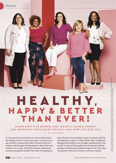 Christina Kelly completes "Woman's Day" Live Longer and Stronger Challenge