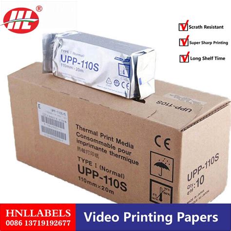 2021 FOR Sony UPP 110S Black And White Standard Thermal Print Paper 10 ...