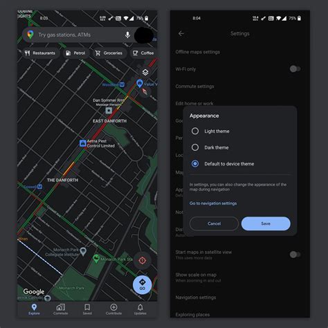 Dark mode for Google Maps begins rolling out for some Android users ...