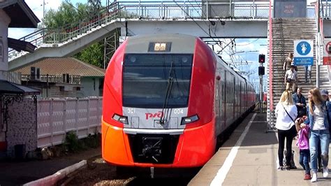 Электропоезд ЭС1-004 «Ласточка» Desiro RUS - YouTube