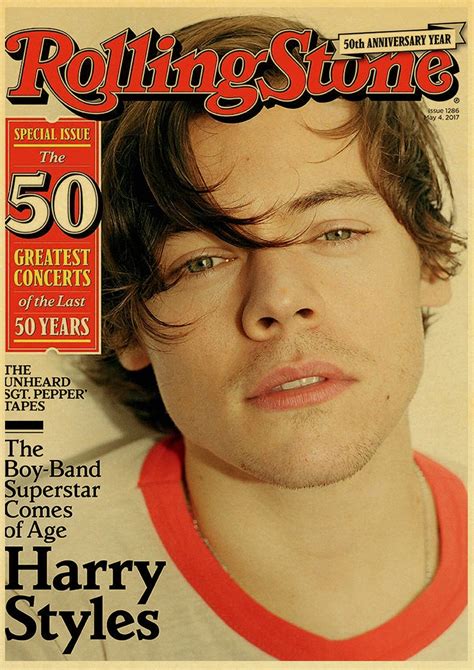 Famous British Singer Harry Styles Poster - at HarryStylesMerchandise