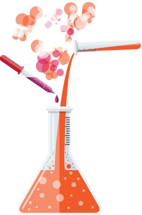 Chemical reaction in glass tube 35857716 PNG