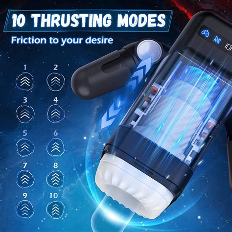 China Domlust Handheld Thrusting Rotation Vibrating Masturbator Sex