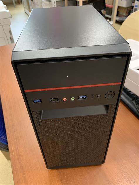 Корпус Minitower ExeGate BAA-107U Black, mATX, , 1*USB+2*USB3.0, Audio ...