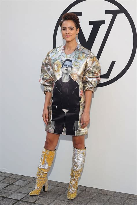 NATHALIE EMMANUEL at Louis Vuitton Spring/summer 2023 Fashion Show in