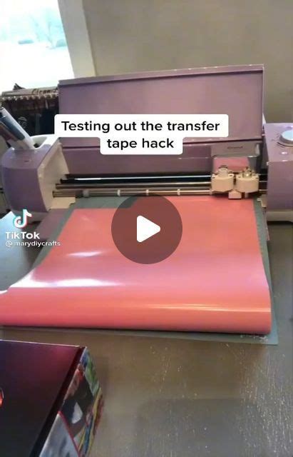 Cricut Tips&Tricks on Instagram: "Cricut Hack - Transfer Tape ^^ Follow ...