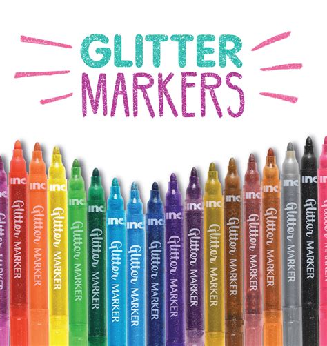 glitter markers peachtree playthings