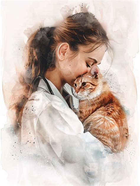 Download Veterinarian, Vet, Pet Care. Royalty-Free Stock Illustration ...