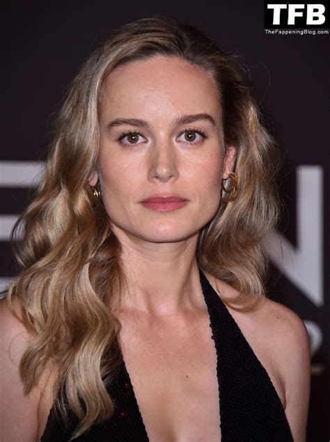 Brie Larson Displays Her Cleavage At The Celine Fall/Winter 2023