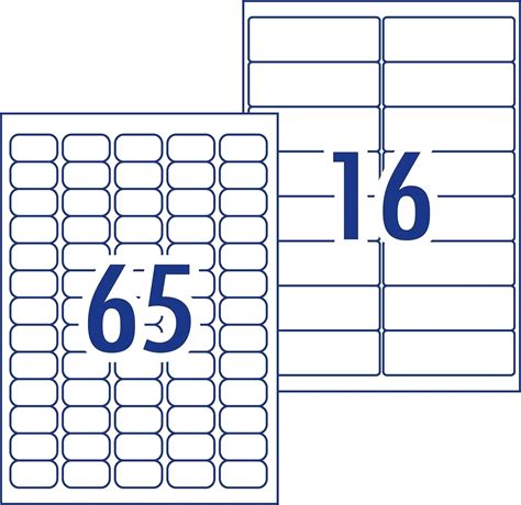 Avery Address Label Template 18660 | williamson-ga.us
