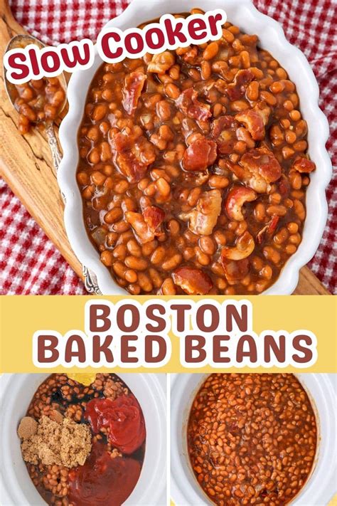 The Best Homemade Slow Cooker Boston Baked Beans Recipe - Intentional ...