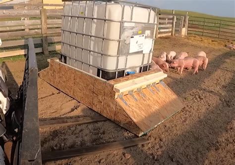 19 Homemade DIY Pig Feeder Plans - DIYnCrafty