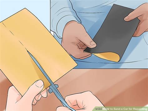 how to sand a car for repainting