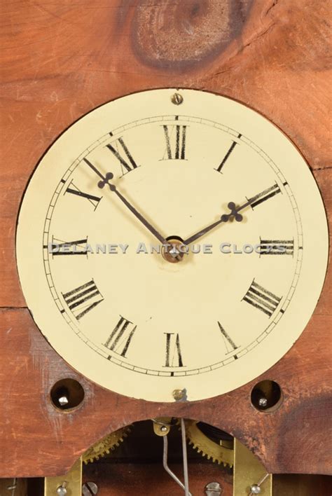 Terhune & Edwards of NYC / Chauncey Jerome of New Haven, Connecticut. A Foil Front shelf clock