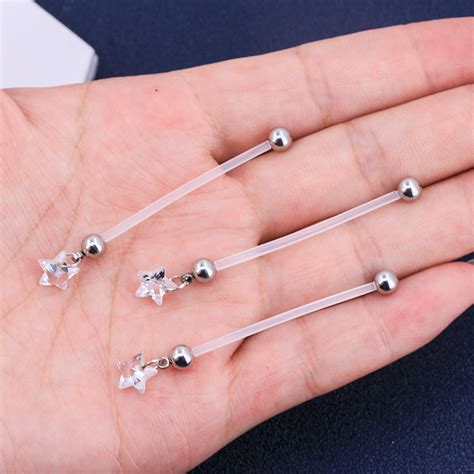 14G Flexible Bioplast Pregnancy Navel Belly Rings/ Belly | Etsy