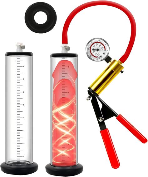 Penispumpe Manuelle Penis Pumpe mit Metallgriffen Penies Pump mit