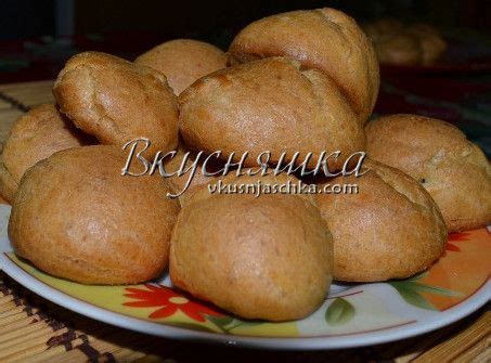 Профитроли с вареной сгущенкой