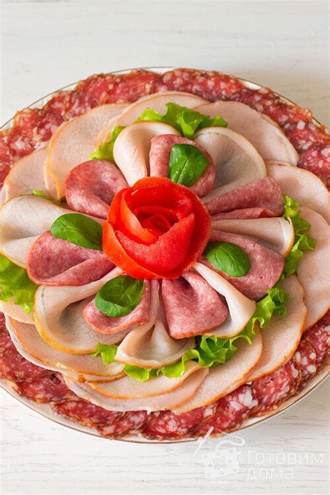 Мясная нарезка на новогодний стол - пошаговый рецепт с фото на Готовим ...