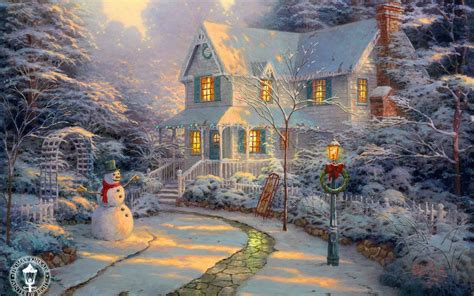 Thomas Kinkade Christmas Wallpapers - Top Free Thomas Kinkade Christmas ...