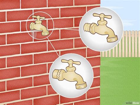 how to change outside water faucet